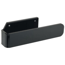 Porte-Serviettes en Acrylique Porte-Serviettes à Main Anneau Auto-AdhéSif et Mural Moderne Porte-Serviettes à Main Porte-Serviettes, Noir