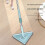 Triangle Mop, Cleaning Mop with Long Handle, Multifunctional Triangle Mop for Ceiling Wall Floor Window 1 Cloth 6