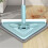 Triangle Mop, Cleaning Mop with Long Handle, Multifunctional Triangle Mop for Ceiling Wall Floor Window 1 Cloth 8