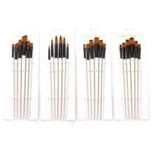24Pc Paint Brush Set Artist Nylon