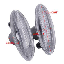 6x Indicatore Della Lampada del Ripetitore Della Luce del Parafango Della Luce Laterale 'Automobile per Square Juke Leaf Note Micra March