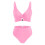 Comfortable Two Piece Swimsuit Breathable Fabric-Pink S 4