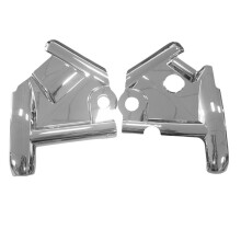 1 Par de Capas de Braço Cromadas para Garfo Dianteiro de Motocicleta para V-Star XVS1100A XVS1100AW 1999-2011