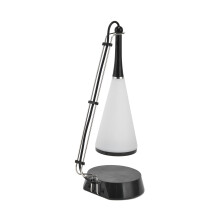 Wireless Touch Control Dimmable USB Speaker Table Lamp, 26cm, White