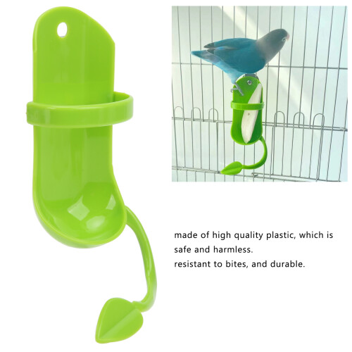 Tragbarer Vogelfutterbecherhalter mit Schraubmutter, 11cm x 5cm 2