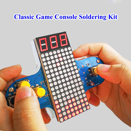 DIY Soldering Kit Classic Game Console Project for Beginners Students Adults Educational 2