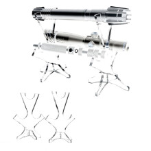 Display with Clear Acrylic Lightsaber Stand for Collectors and Enthusiasts for Showcasing Lightsaber Collection