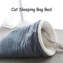 New Cat Sleeping Bag - Soft Plush Large Cat Sack, 360 Wrap Comfortable Pet Snuggle Sack for Indoor Cats ()