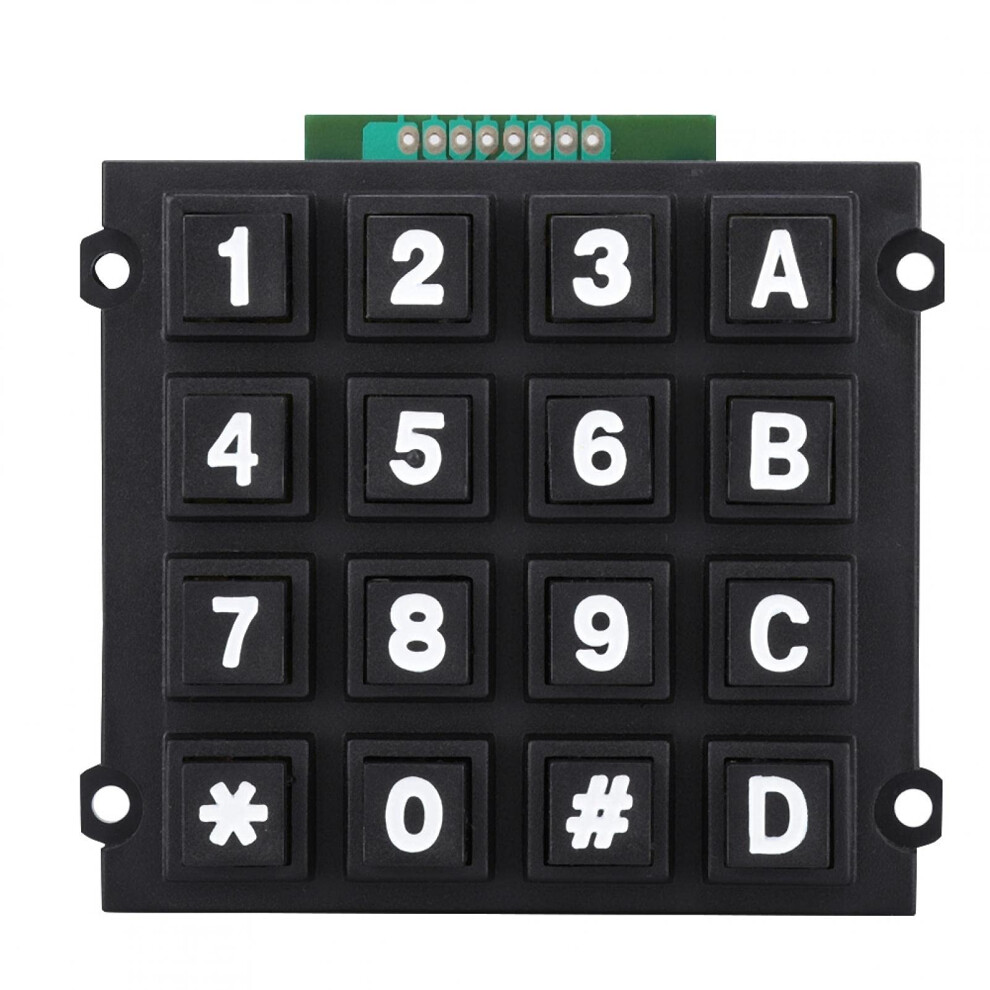 4X4 Keypad Module With 16 Keys, Reliable Tactile Feedback For Arduino And Microcontroller Projects 9455672148511