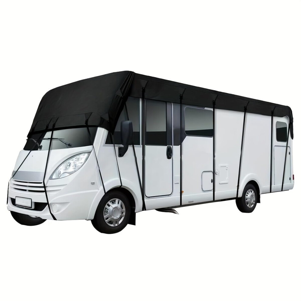 Rv Roof Cover For 2025 Winnebago Solis 36B, Customfit Allweather Protection And Windproof Straps 9092120239256