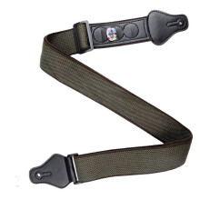 Bandoulière de guitare en coton confortable, sangle de-Vert