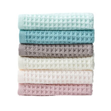 Cotton Waffle Face Towel Quick Dry Soft Skin Contact Lightweight Absorbent Durable Care