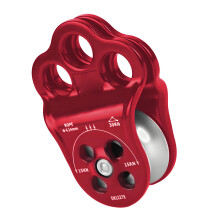Multipurpose Pulley Rescuing Pulley Suitable for-Red Silver