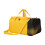 Foldable High Capacity Travel Bag With Adjustable-yellow 1