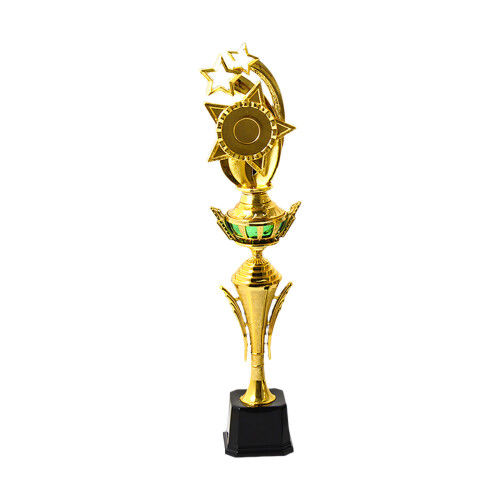 Goldener Plastikstern-Gewinner-Trophäenpreis für-2