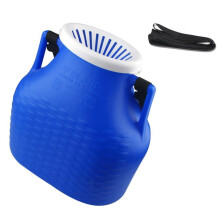 15L Outdoor Fishing Basket With Comfortable Grip Plastic-Blue