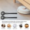 8 Pack Side Brushes Replacement Part Suitable for  IQ Self-Empty Base RV1001AE Robot Vacuum Cleaner 3