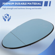 Espejo Retrovisor de Puerta de Ala Azul Lateral Derecho con CalefaccióN para Serie 1 3 E81 E87 E82 E46 E90 E92 Z4 E85