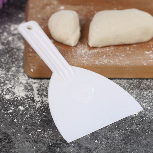 Cake Knife Plastic Scraper Butter Dough Cutter DIY Baking Kitchen Tool Soft Scraper Chocolate Shovel Triangle 1
