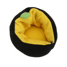 Bequeme Hamster-Sofa-Bett - Flanell, 16x11 cm, Apfelform