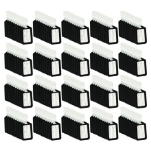 200pcs Luggage Tags Suitcase Label Bag Travel Accessories Black