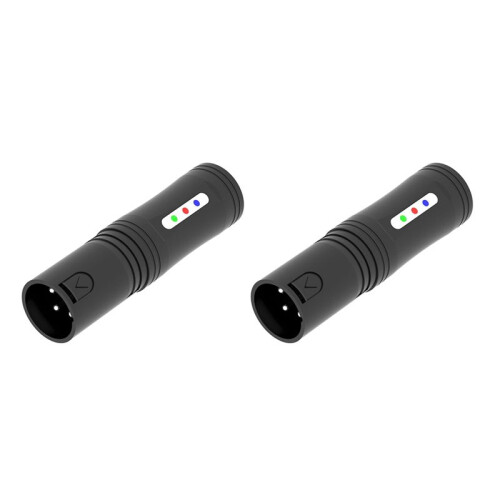2X DMX512 Lijntester Par Light Moving  Light Stage Light DMX-Signaallijnfouttesttool