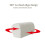 2PCS Soft Stretch Plush Armrest Covers, Stretch Armrest Covers for Chairs/Sofas, Couch Arm Covers,White 5