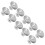 40Pcs Zinc Alloy Round Cabinet Knobs Rustproof Stylish Door Handles M 15