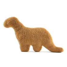 Small Brontosaurus Dino Nugget Pillow – Soft Plush Dinosaur Pillow for Kids Room Decor