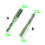 Lichtgewicht Drum Key Wrench Tuning Tool Aanpassingstool-Normaal 4