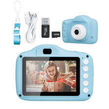 Kids Digital Camera with 32GB SD Card HD Photo and Video Gift for Boys and Girls Ages 312 Blue