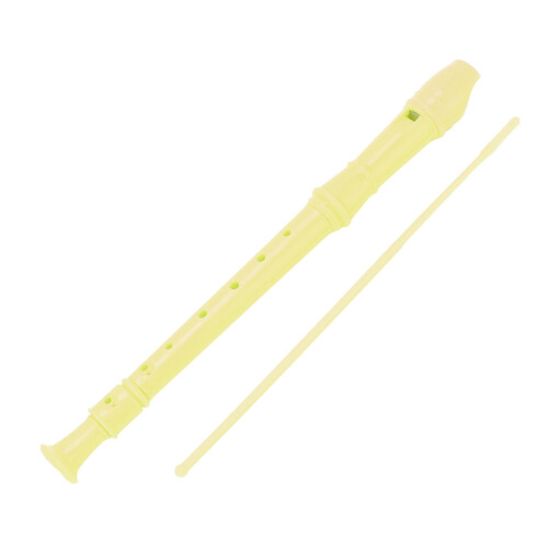 ABS 8-Hole Soprano Recorder for Kindergarten & Elementary Yellow 1