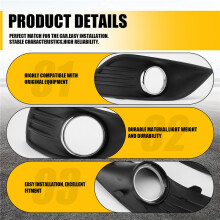 Car Right & Left Bumper Fog Light Ventilation Grille Lampshade For Focus Sedan 2009 2010 1011