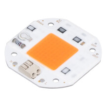 High Power LED COB Grow Light 380-800NM 5.5x5.5cm 220V Drive Free