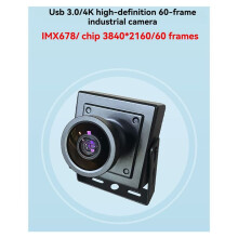 Cámara USB 4K de 8 MP con CMOS IMX678, 60 Fps, Alta Resolución, 150 Grados de Distorsión, Protocolo UVC, Sin Controlador.