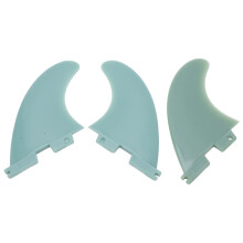 3 Stück PVC Surfboard Finnen Thruster-Set für Longboard & Paddleboard Schwanzzubehör