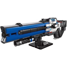 Compatible with Gun Building Kit 2283 Pcs Manually Loaded Shooting Rifle Blocks with Real Mechanical Action