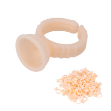 100 Stück Silikon-Tattoo-Pigment-Ringbecher Einweg, Stabil & Flexibel