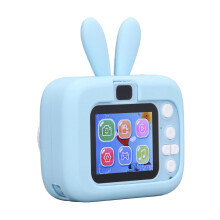 Kids Camera 20MP with Filters and Games, Child Selfie Camera Toy for Outdoor Play Blue