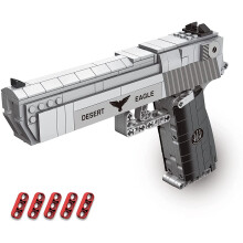 Building Block Gun Model Kit 528 Pcs Military Weapon Construction Toy for Adults and Teens