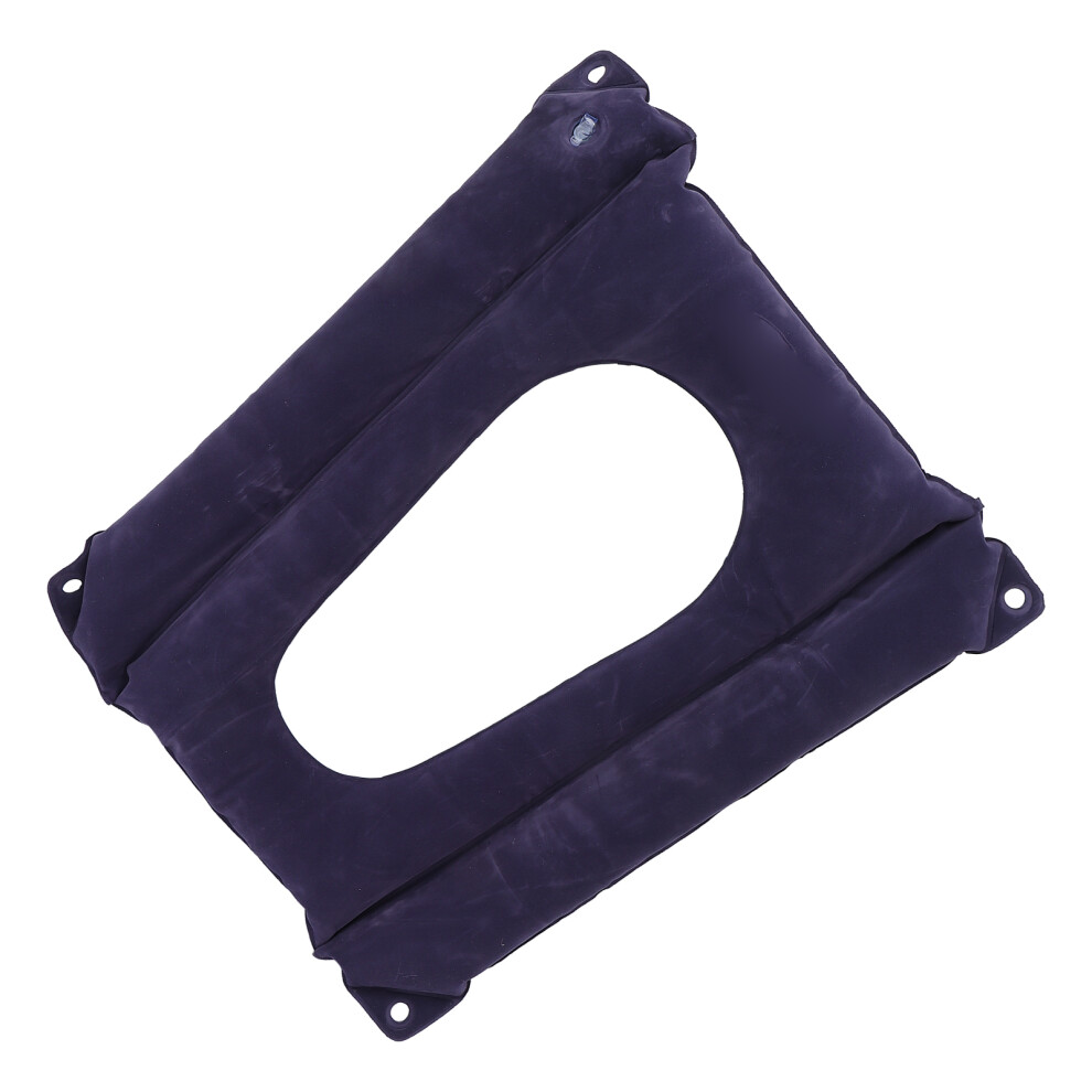 Inflatable Flocked Bedsore Cushion, Washable Hip Hemorrhoid Seat Pad