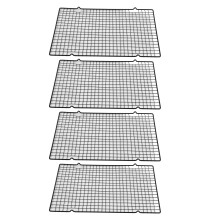 Edelstahl 4-tlg. Backblechablagen 40,4251,3 cm zum Backen