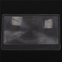 3Stück 3 X Lupe Vergroesserung Lupe Fresnel Tasche Kreditkartenformat Transparente Lupe