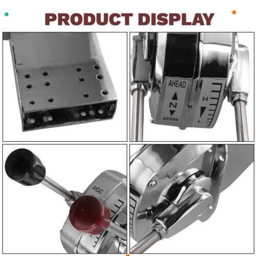 Top Mount Boat Dual Lever Handle Engine Control Marine Engine Control Boat Control Lever 2