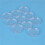 100 Pcs Small Round Transparent Plastic Coin Capsules Box 33mm 3