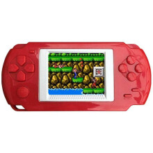 Retro Handheld Game Console with 268 Builtin Games, 2.0 Inch LCD Mini Arcade System for Kids Adults Red