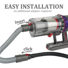 Flexible Crevice Tool and Extension Hose Compatible with Cleaner V15 V15s Gen5 V12 V11 V10 V9 V8 V7 Dryer Vent Cleaner Kit