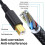 USB-B to USB-C/A Printer Cable Plug and ,Nylon Braided Cord for Printers Digital Piano MIDI Controllers 5