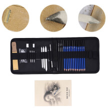 34PCS Drawing Pencil Kit for Beginners, Adults, Students, 130mm