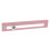 High Accuracy 2-in-1 Compass Ruler Student Drawing Tool Pink 17x3cm 15